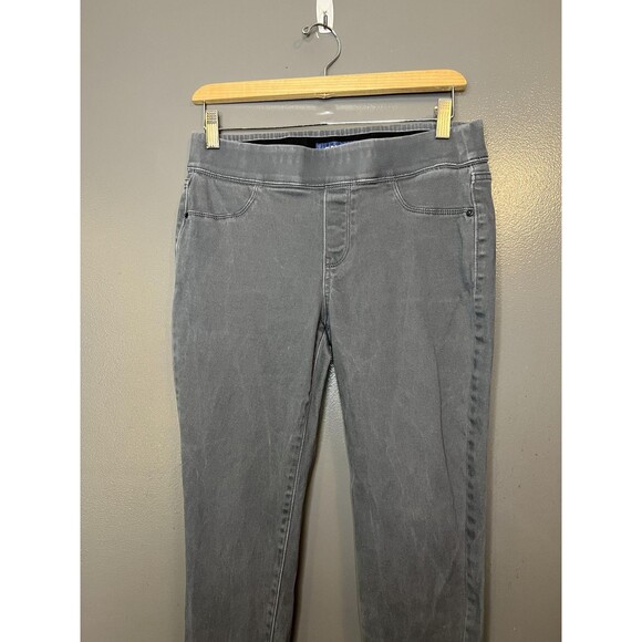 Old Navy Jeans Womens 6 Gray Rockstar Mid-Rise Skinny Jeggings Pull-On Stretch - Picture 1 of 8